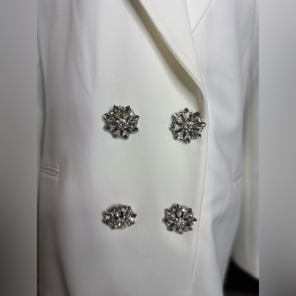 The Philipp Plein Crystal-Embellished Double-Breasted Blazer MSRP$4465 - Picture 12 of 17